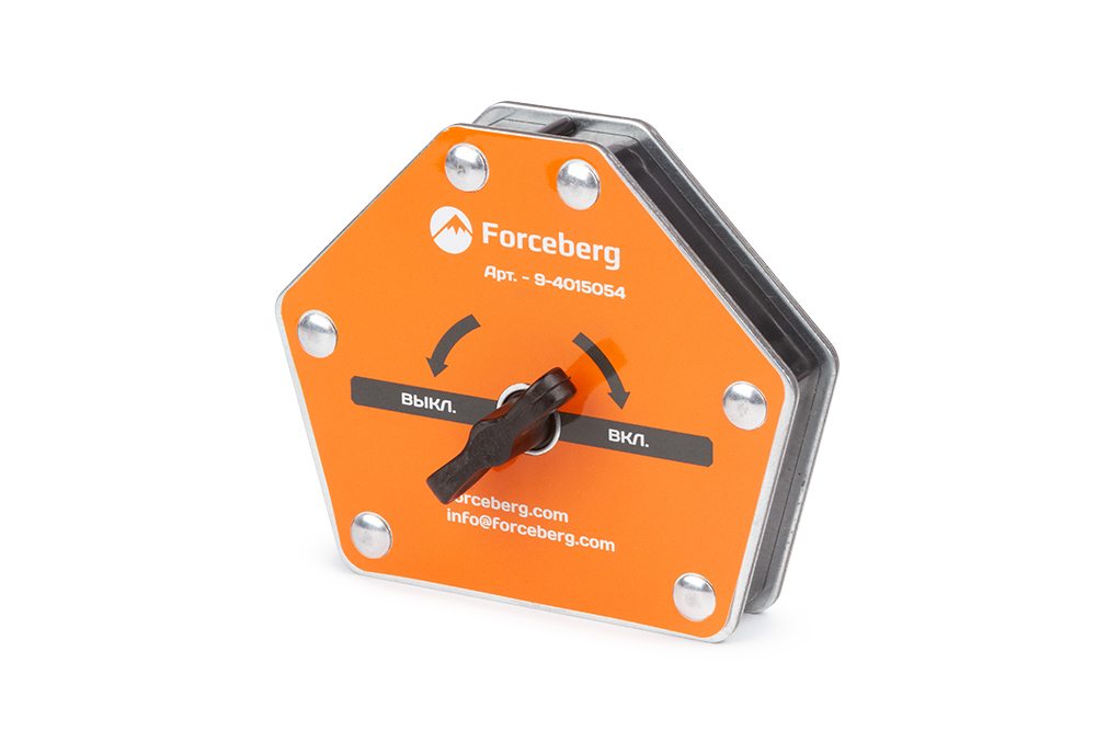 Усиленный отключаемый магнитный уголок Forceberg для сварки и монтажа для 6 углов, усилие до 50 кг в Тюмени