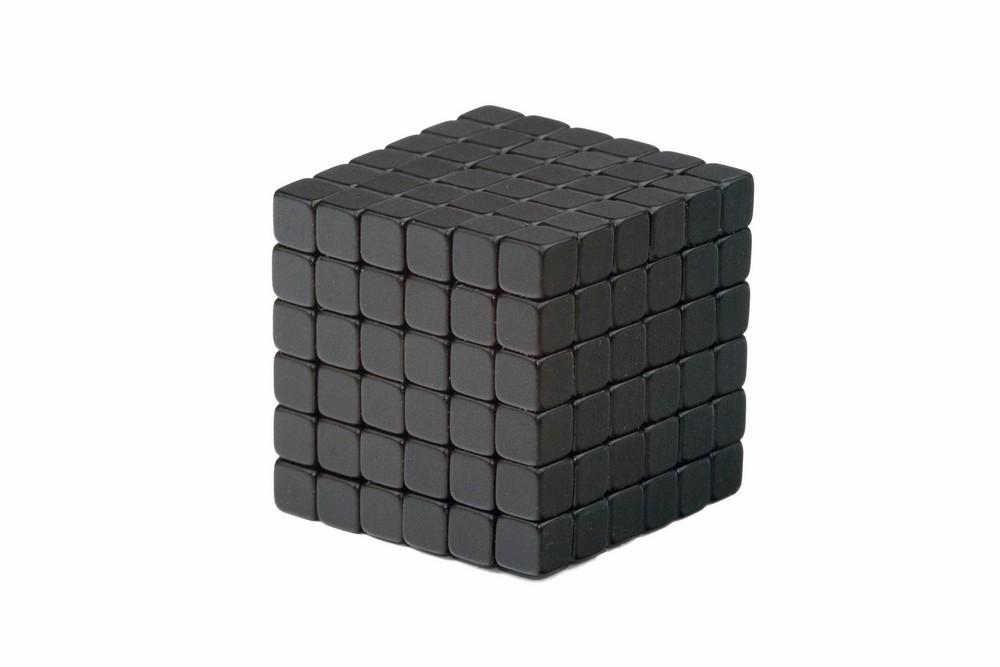 Forceberg TetraCube - куб из магнитных кубиков 5 мм, черный, 216 элементов  в Тамбове