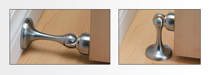Способы установки магнитного ограничителя для дверей