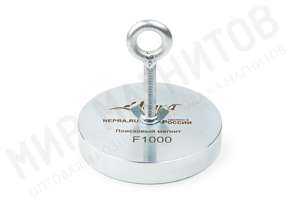 Поисковый магнит односторонний Непра F1000, сила сц. 1000 кг в Казани