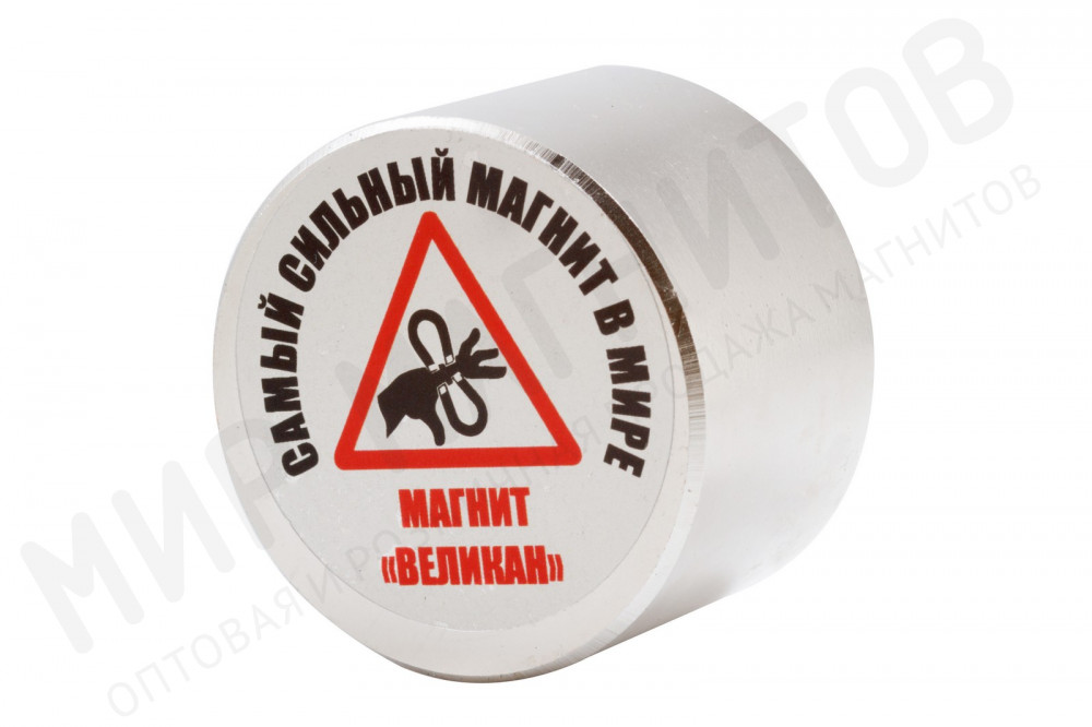 Неодимовый магнит диск Магнит Великан 45х30 мм, N38 в Иркутске