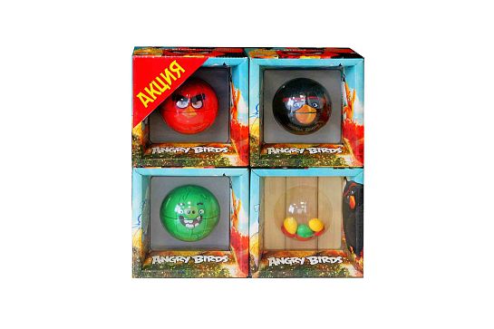 Набор магнитных пазлов Крашики Angry Birds Black в Саратове