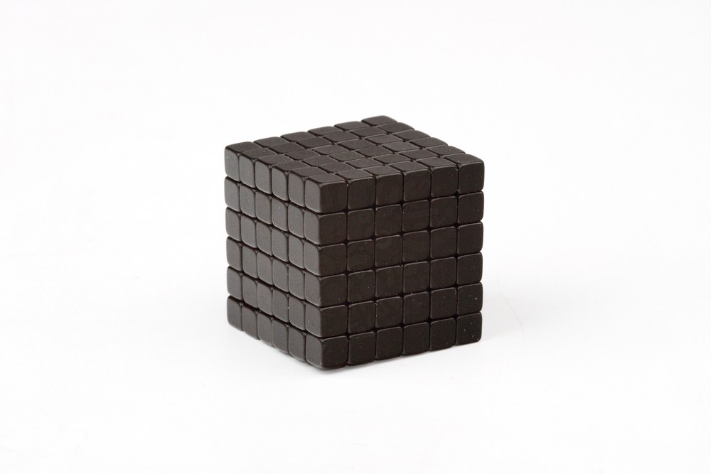Forceberg TetraCube - куб из магнитных кубиков 4 мм, черный, 216 элементов  в Москве