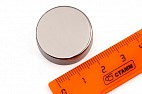 Неодимовый магнит диск 25х10 мм