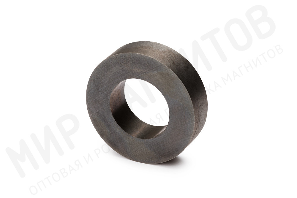 Неодимовый магнит кольцо 37x20x10 мм, N35, без покрытия в Омске