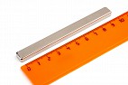 Неодимовый магнит прямоугольник 100х10х5 мм, N52