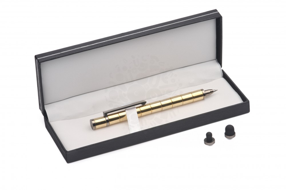 Магнитная ручка Polar pen (золотая) в Краснодаре