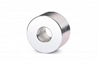 Неодимовый магнит кольцо 50х20х30 мм, цинк, N48H