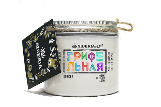 Грифельная краска Siberia Kraft 0.2 литр, на 2 м², Белый шоколад в Москве