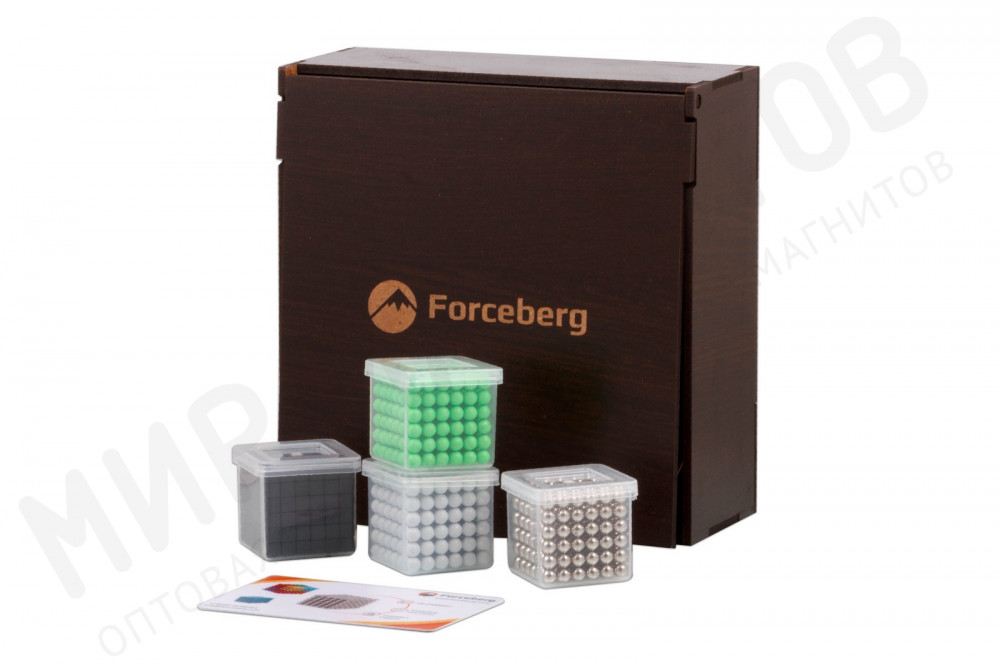 Подарочный набор кубов из магнитных шариков и кубиков 5 мм "Космос" Forceberg в Краснодаре