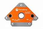 Усиленный магнитный уголок для сварки и монтажа конструкций для 3 углов Forceberg, усилие до 25 кг