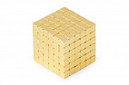Forceberg TetraCube - куб из магнитных кубиков 6 мм, золотой, 216 элементов