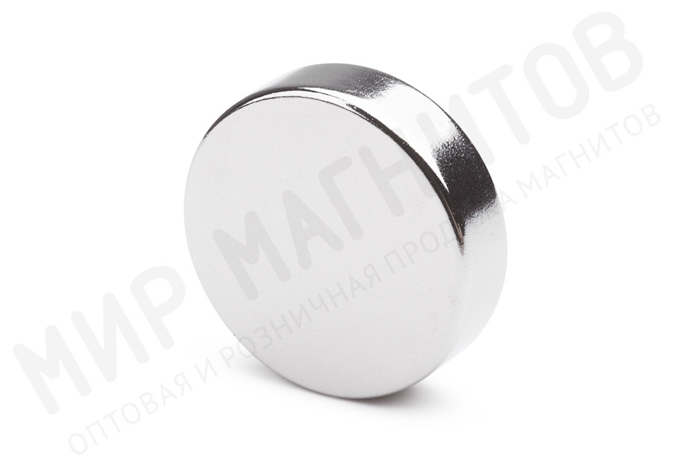 Неодимовый магнит диск 18х5 мм, N38H в Казани