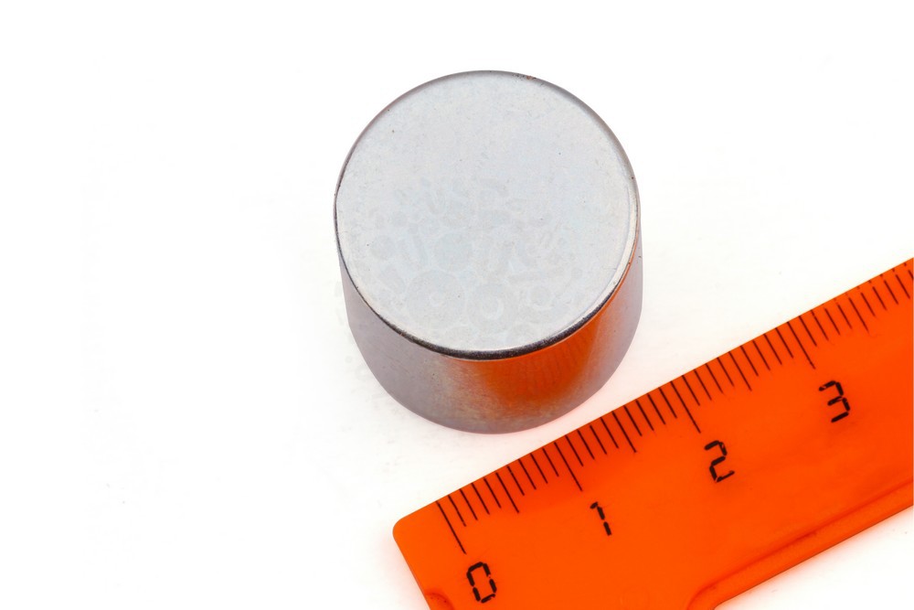 Неодимовый магнит диск 22.6х20 мм, N45 в Барнауле