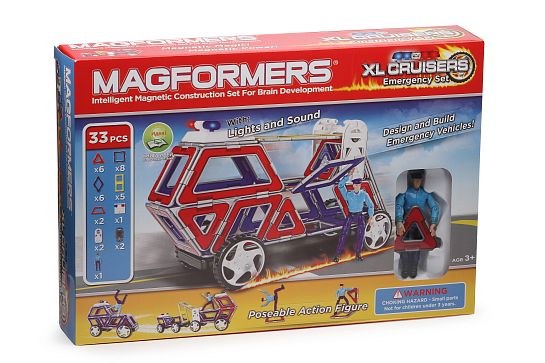 Конструктор Magformers XL Cruisers Служба спасения в Рязани