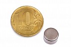 Неодимовый магнит диск 8х4 мм