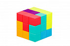 Магнитный 3D куб ASMR Magnet Cube Forceberg "Яркий"