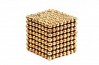 Forceberg Cube - куб из магнитных шариков 2,5 мм, золотой, 512 элементов