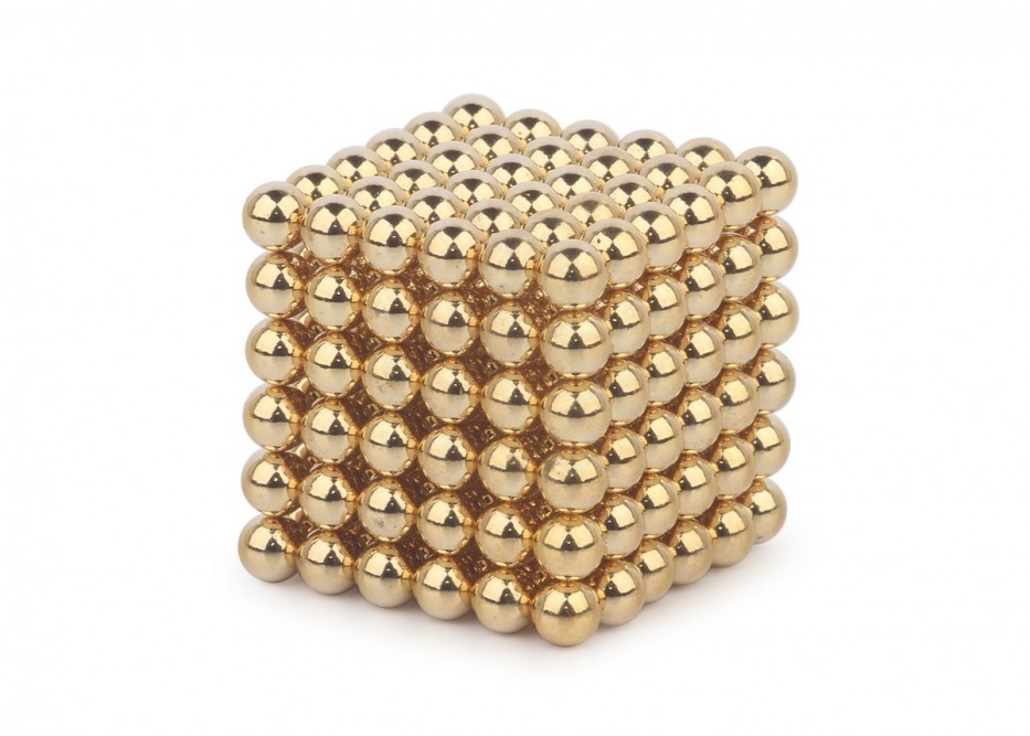 Forceberg Cube - куб из магнитных шариков 5 мм, золотой, 216 элементов в Москве
