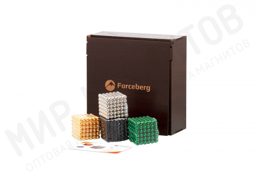 Подарочный набор кубов из магнитных шариков 6 мм "Ямайка" Forceberg Cube в Воронеже