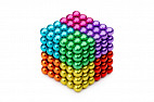 Forceberg Cube - куб из магнитных шариков 5 мм, цветной, 216 элементов, 8 цветов 