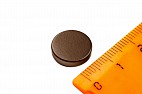 Неодимовый магнит диск 13х3 мм, черный, N33
