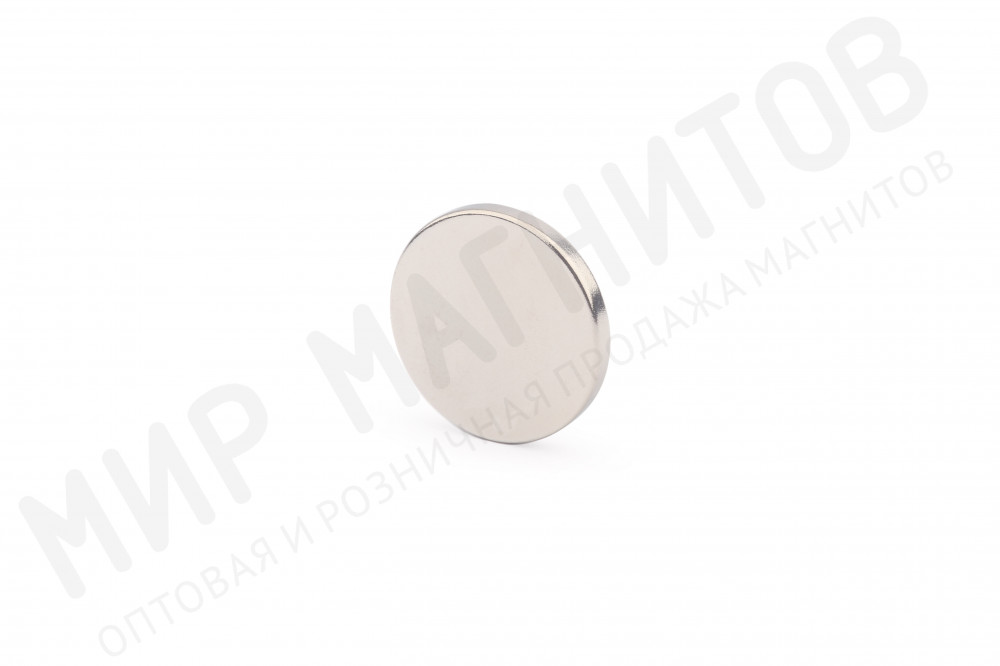 Неодимовый магнит диск 25х3 мм, N52, диаметральное в Петропавловске-Камчатском