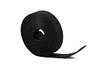 Многоразовая нейлоновая лента-липучка Forceberg Home & DIY 20 мм для стяжки и подвязки, черная, 5 м