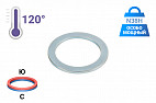 Неодимовый магнит кольцо 40х30х2 мм, N38H