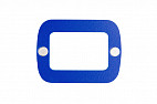 Магнитный курсор для календаря прямоугольный, окно 30х20 мм, синий, 2 магнита