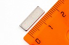 Неодимовый магнит прямоугольник 15х5х1.5 мм, N35