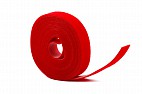 Многоразовая нейлоновая лента-липучка Forceberg Home & DIY 20 мм для стяжки и подвязки, красная, 5 м