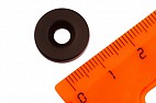 Неодимовый магнит диск 15х3 мм с зенковкой 4.5/7.5 мм, черный